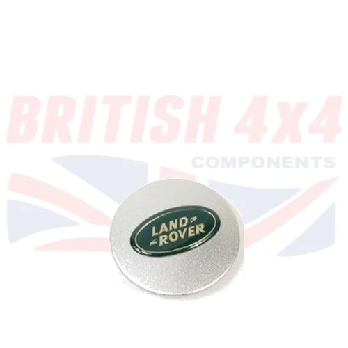Wheel Cap Silver Green Logo 63mm L001